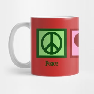 Peace Love Cardinals Mug